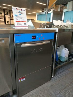 Κίνα Εμπορικό πλυντήριο πιάτων ανοξείδωτου 6.5KW/8.5KW για τη καφετερία προμηθευτής