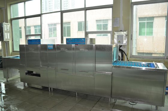 Κίνα Πλυντήριο πιάτων βαθμού εστιατορίων 25KW/61KW 1600H 5400W 850D, εμπορική μηχανή πλυσίματος των πιάτων προμηθευτής