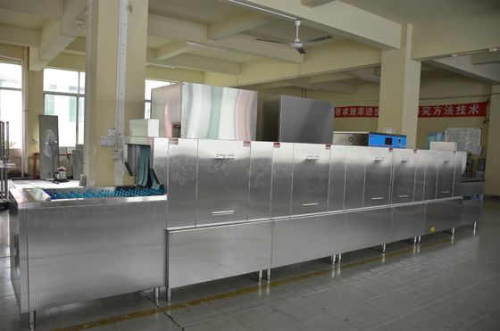 Κίνα Κεντρική μηχανή πλυσίματος των πιάτων κουζινών εμπορική 44KW/80KW eco-L700P3H2 προμηθευτής