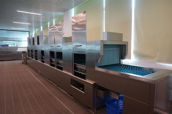 Κίνα Εμπορική μακριά σειρά πλυντηρίων πιάτων ανοξείδωτου για τα εστιατόρια και τις καντίνες προσωπικού προμηθευτής
