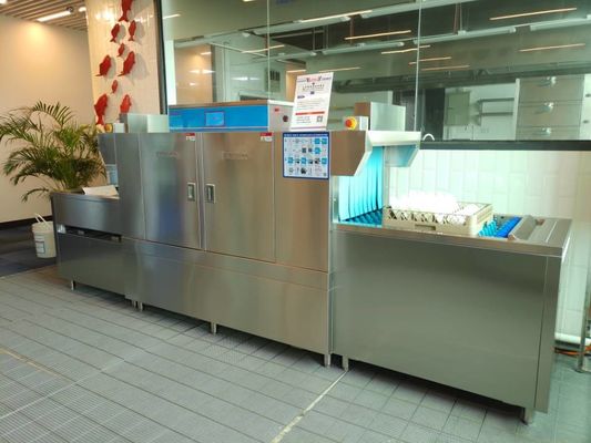 Κίνα 180L η κουζίνα καλύπτει το πλυντήριο, εμπορικό πλυντήριο πιάτων για τη καφετερία 59KW προμηθευτής