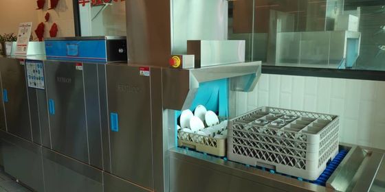 Κίνα Συμπαγής εμπορική μηχανή πιάτων, αθόρυβο πλυντήριο πιάτων βαθμού εστιατορίων προμηθευτής
