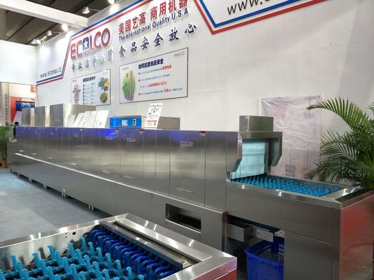 Κίνα 56KW/εμπορικό πλυντήριο πιάτων 1900H 9600 W850D ανοξείδωτου 92KW για τα εστιατόρια προμηθευτής
