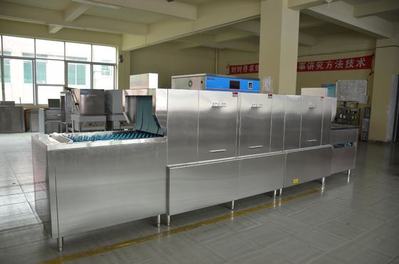 Κίνα Εμπορικό πλυντήριο πιάτων ανοξείδωτου 25KW/61KW για την κεντρική κουζίνα προμηθευτής