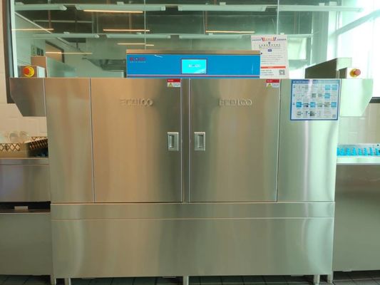 Κίνα Αυτόματο πλυντήριο πιάτων τύπων πτήσης Clearning για το πιστοποιητικό CE εστιατορίων προμηθευτής