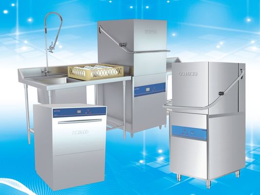 Κίνα Χαμηλής θερμοκρασίας εμπορικό πλυντήριο πιάτων κουκουλών/ηλεκτρική εμπορική μηχανή πιάτων προμηθευτής